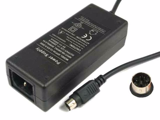 Other Brands SPP34-12.0/5.0-2000 AC Adapter 5V-12V 12V 2A, 5V 2A, 6P, P1 2=5V, P5 6=12V,