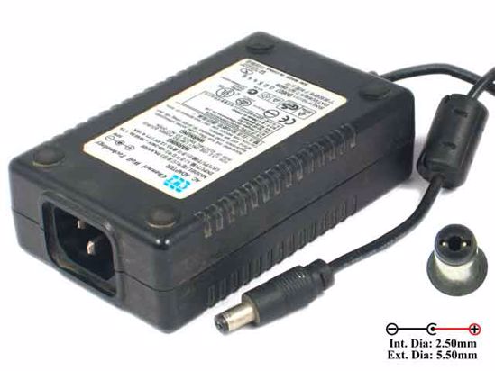 Other Brands CWT AC Adapter 5V-12V 12V 4.16A, 5.5/2.5mm,, C14