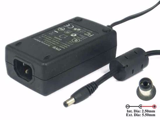 DVE DSA-0421S-05 AC Adapter 5V-12V 5.2V 3.5A, 2.5/5.5mm, C14