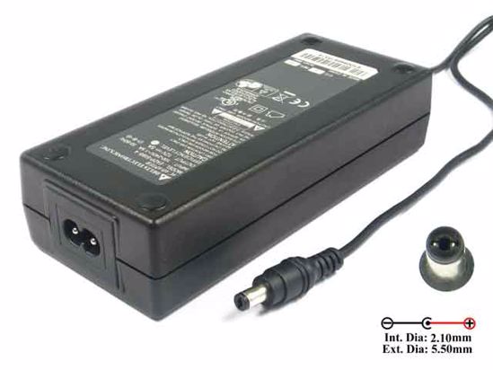 Delta Electronics EADP-60BB AC Adapter 5V-12V 12V 5A, 5.5/2.1mm, 2-Prong