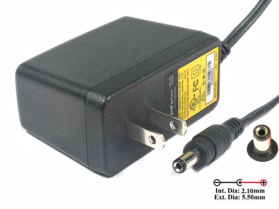 Linksys ADS6818-1812-WDB AC Adapter 5V-12V 12V 2A, 5.5/2.1mm, US 2-Pin Plug