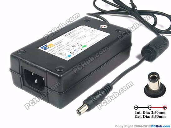 ACP OEM Power AC Adapter 5V-12V 12V 5A, 5.5/2.5mm, C14, New