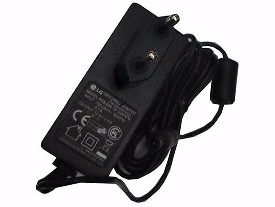 LG Common Item (LG) AC Adapter 5V-12V 12V 2A, 6.5/4.3mm With Pin EU 2-Pin Plug, New