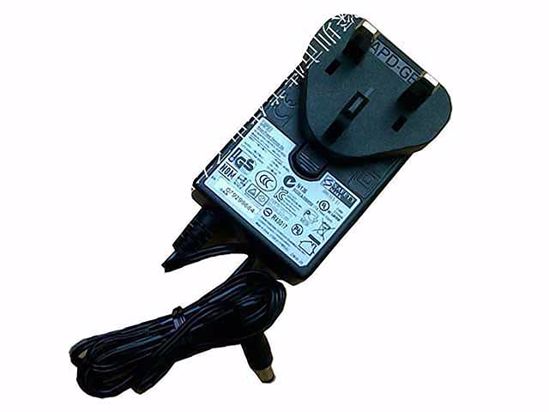 APD / Asian Power Devices WA-10H05 AC Adapter 5V-12V 5V 2A 10W, 5.5/2.1mm, UK 3-Pin Plug