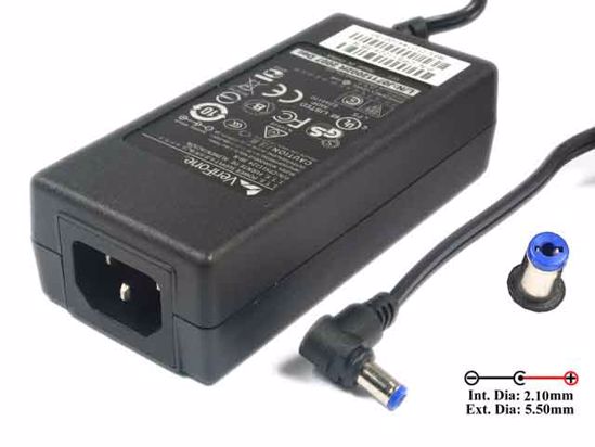 Other Brands VeriFone AC Adapter 5V-12V 12V 2A, 5.5/2.1mm C14,New