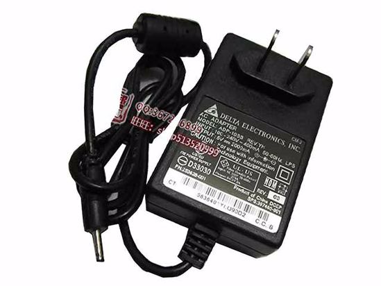 Delta Electronics ADP--10SB AC Adapter 5V-12V 5V 2A, 2.5/0.7mm, US 2-Plin Plug, New