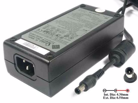 Sun Microsystems 370-4183-01 AC Adapter 5V-12V 12V 4.5A, 6.5/4.3mm With Pin, C14