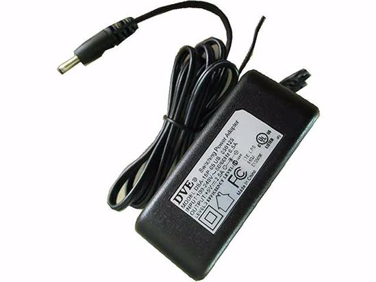 DVE DSA-15-05 AC Adapter 5V-12V 5V 2.5A, 3.5/1.35mm, US 2-Pin, New