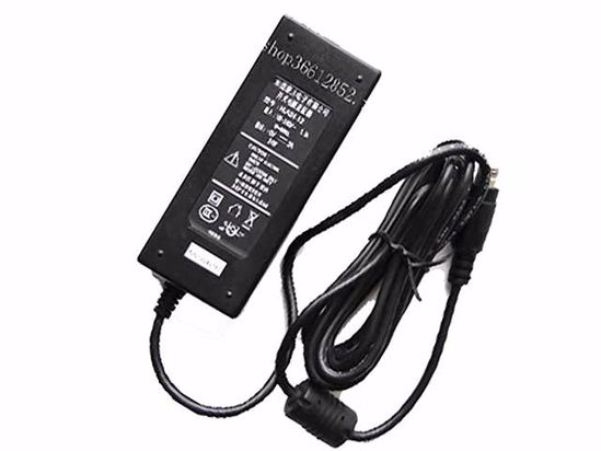 ACP Other Brand AC Adapter 5V-12V 12V 2A, 3-Pin Din, 2-Prong, New