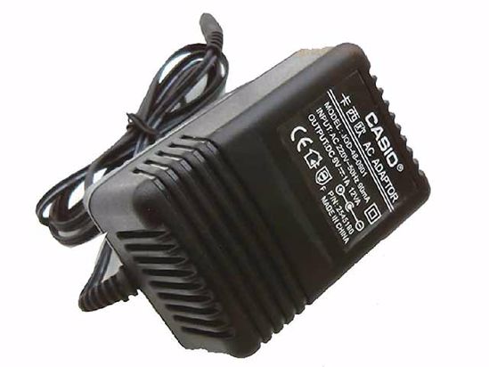 ACP For Casio AC Adapter 5V-12V 9V 1A, 5.5/2.1mm, US 2-Pin, Int. V-, New