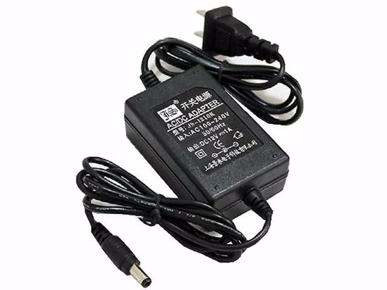 ACP Other Brand AC Adapter 5V-12V 12V 1A, 5.5/2.5mm, US 2-Pin, New, 22