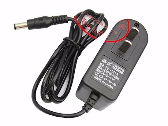 ACP Other Brand AC Adapter 5V-12V 12V 1A, 5.5/2.5mm, US 2-Pin, New, 23