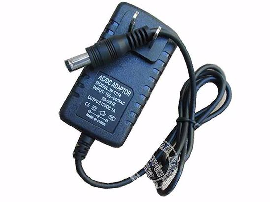 ACP Other Brand AC Adapter 5V-12V 12V 1A, 5.5/2.5mm, US 2-Pin, New, 24