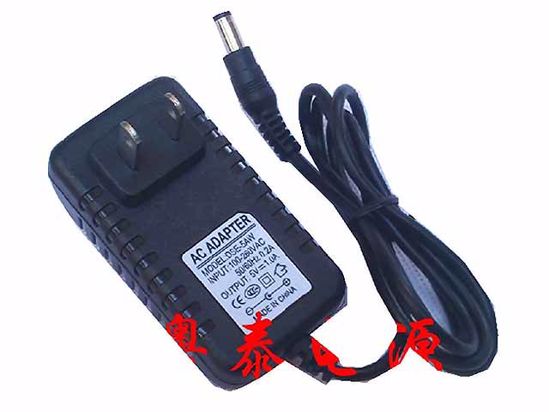 ACP Other Brand AC Adapter 5V-12V 5V 1A, 5.5/2.1mm, US 2-Pin, New, 25