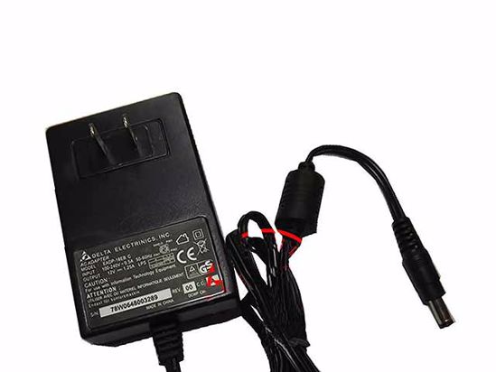 Delta Electronics EADP-18EB AC Adapter 5V-12V 12V 1.25A, 5.5/2.5mm, US 2-Pin, New