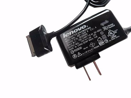 Lenovo IdeaPad S1 AC Adapter 5V-12V 12V 1.5A, Flat Tip, US 2-Pin, New