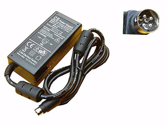 Other Brands CS Power AC Adapter 5V-12V 12V 1.5A, 5V 1.5A, 4-PinP1=5V P4=12V, 2-Prong, N