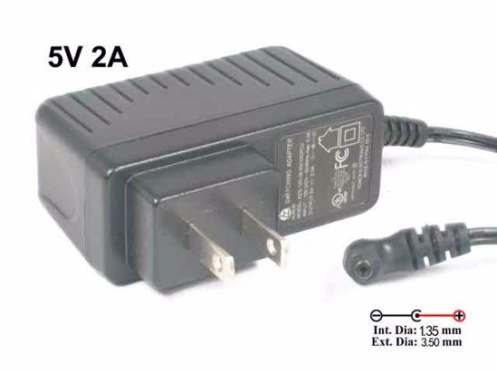 Other Brands Honor AC Adapter 5V-12V 5V 2A, Barrel 3.5/1.35mm, US 2-Pin Plug