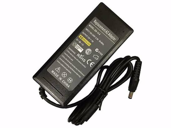 ACP OEM Power AC Adapter 5V-12V 12V 8A, 5.5/2.1mm, 3-Prong, New