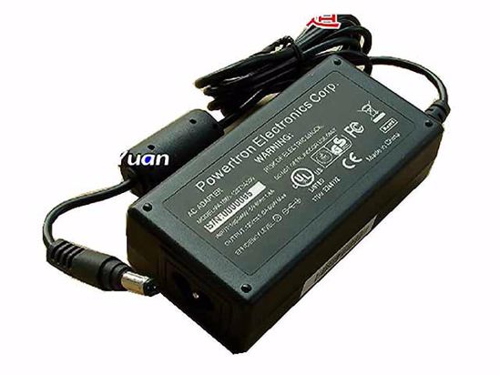 Other Brands Powertron AC Adapter 5V-12V 12V 5A, 5.5/2.5mm, 3-Prong, New