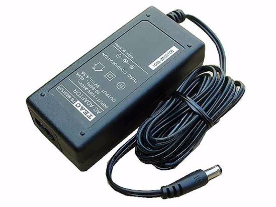 Teac AC To DC (Teac) AC Adapter 5V-12V 9V 4.5A, 5.5/2.1mm, 2-Prong, New