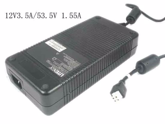 LITE-ON PA-2121-1-LF AC Adapter 5V-12V 12V 3.5A, -53.5V 1.55A, 4-Hole Tip, IEC C14