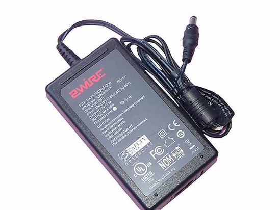 2Wire CPA09-001A AC Adapter 5V-12V 12V 3A, 5.5/2.1mm, 2-Prong , New