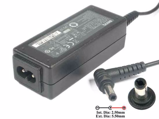 BenQ Common Item (BenQ) AC Adapter 5V-12V 12V 3A, Barrel 5.5/2.5mm, 2-Prong