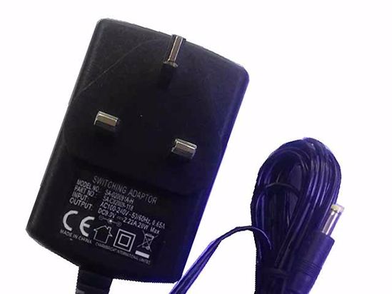 DVE DSA-0151F-05 AC Adapter 5V-12V 5V 2.8A, 5.5/2.1mm, US 2-Pin, New