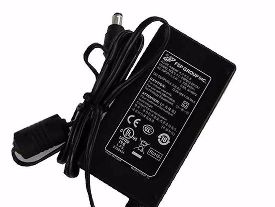 FSP Group Inc FSP012-DFCA1 AC Adapter 5V-12V 12V 1A, 5.5/2.1mm, 3-Prong, New