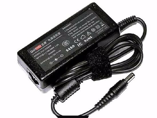 Godmobi For LCD48W AC Adapter 5V-12V 12V 4A, 5.5/2.5mm, 3-Prong, New