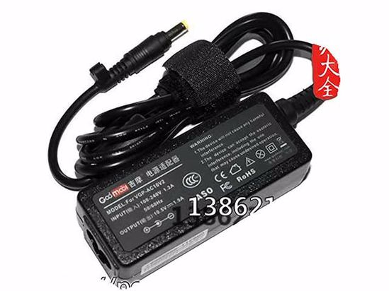 Godmobi For VGP-AV10V2 AC Adapter 5V-12V 10.5V 1.9A, 4.8/1.7mm, 3-Prong, New