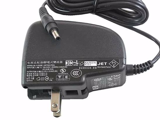 HP Common Item (HP) AC Adapter 5V-12V 5V 3.6A, 4.0/1.7mm, US 2-Pin, New