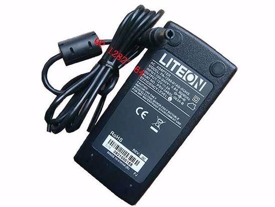 LITE-ON PA-1240-01AD-ROHS AC Adapter 5V-12V 12V 2A, 5.5/2.5mm, 2-Prong, New