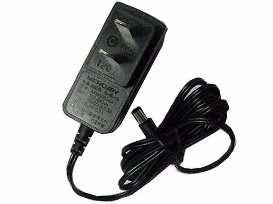 Mecury M090060-2A1 AC Adapter 5V-12V 9V 0.6A, 5.5/2.1mm, US 2-Pin, New