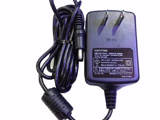 Other Brands NAVITIME AC Adapter 5V-12V 5V 2A, 4.0/1.7mm, US 2-Pin, New