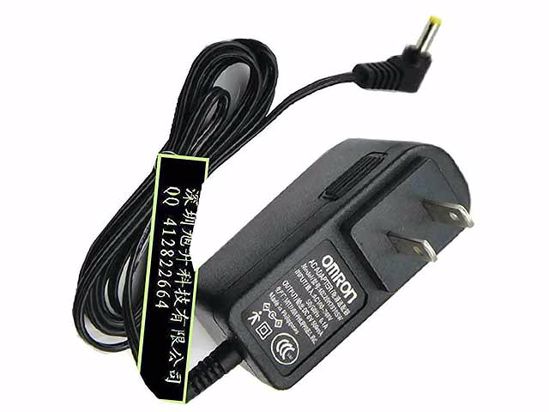 Other Brands OMRON AC Adapter 5V-12V 6V 0.5A, 4.0/1.7mm, US 2-Pin, New