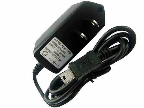 ACP OEM Power AC Adapter 5V-12V 12V 1.5A, Mini USB, US 2-Pin, New