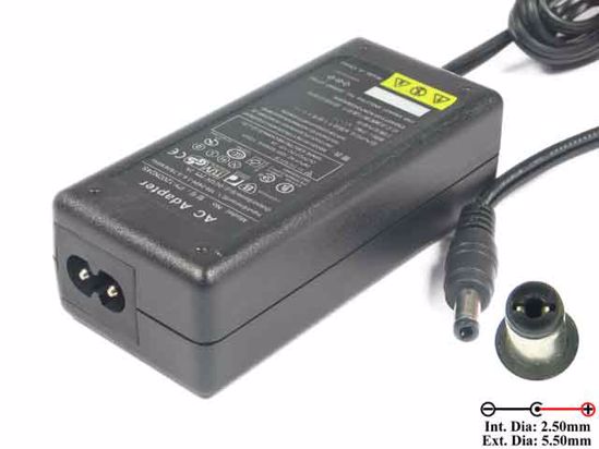 ACP OEM Power AC Adapter 5V-12V 12V 2A, 5.5/2.5mm, 2-Prong, New