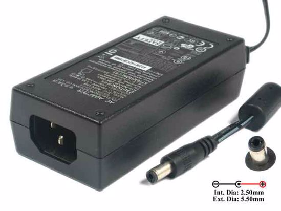 Other Brands TPV Electronics AC Adapter 5V-12V 12V 3A, 5.5/2.5mm, C14, New