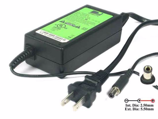 Other Brands DIRECTV AC Adapter 5V-12V 12V 1.5A, 5.5/2.5mm, US Wired 2-Pin, New