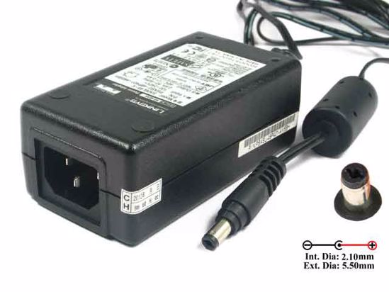 Linksys AD48/0.4 AC Adapter 5V-12V 48V 0.4A, 5.5/2.1mm, C14, New,