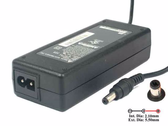 Delta Electronics EADP-20DB AC Adapter 5V-12V 5V 4A, 5.5/2.1mm, 2-Prong, New