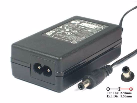 LEI / Leader NU20-5120125-I3 AC Adapter 5V-12V 12V 1.25A, 5.5/2.5mm, 2-Prong, New