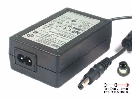 APD / Asian Power Devices DA-36J12 AC Adapter 5V-12V 12V 3A, Barrel 5.5/2.1mm, 2-Prong,