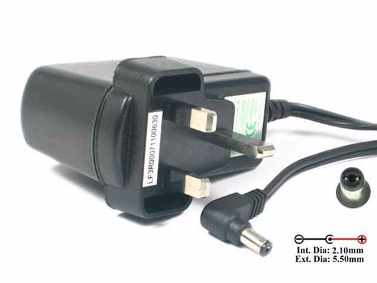 D-Link JTA0302F-C AC Adapter 5V-12V 5V 3A, 5.5/2.1mm, UK 3-Pin Plug, New