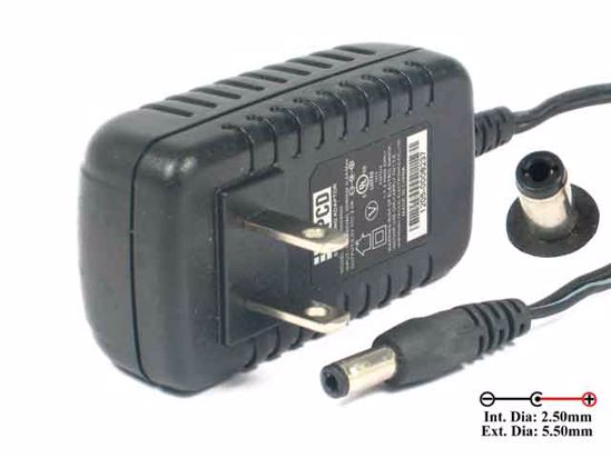 ACP OEM Power AC Adapter 5V-12V 5V 2A, 5.5/2.5mm, US 2-Pin Plug, New