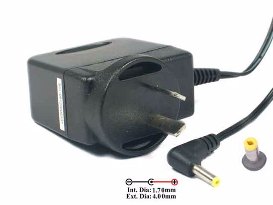 Other Brands I-MAG AC Adapter 5V-12V 9V 1A, 4.0/1.7mm, AU 2-Pin Plug, New