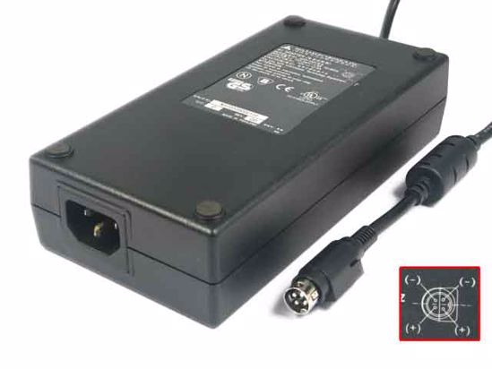 Delta Electronics ADP-150CB B AC Adapter 5V-12V 12V 12.5A 4-pin DIN, P1 2=V