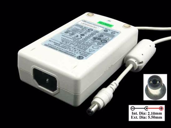 Li Shin LSE9901B1250 AC Adapter 5V-12V 12V 4.16A, 2.1/5.5mm, IEC C14